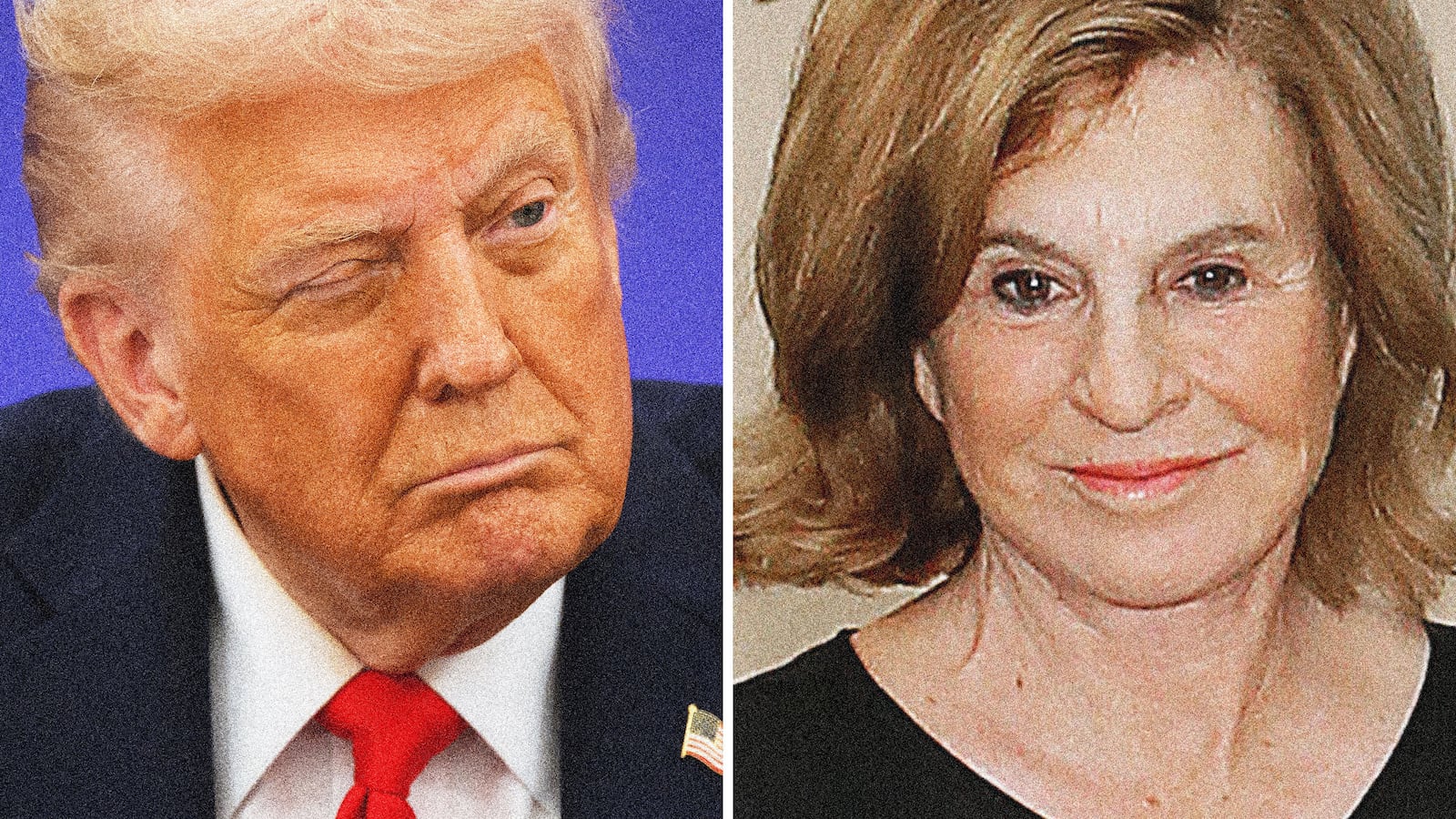 Liz Uihlein and Donald Trump