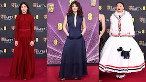 Kathryn Hahn, Olivia Cooke, and Audrey Nuna at the BAFTAs