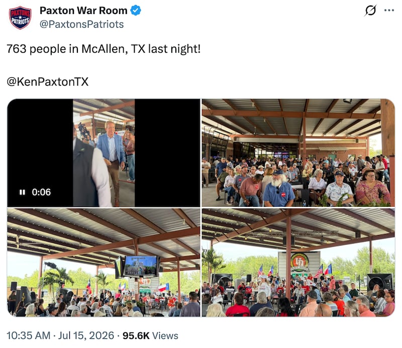 Paxton War Room on X