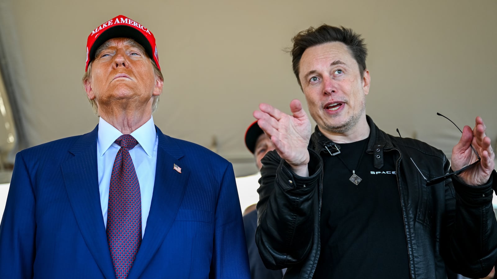 Donald Trump and Elon Musk.