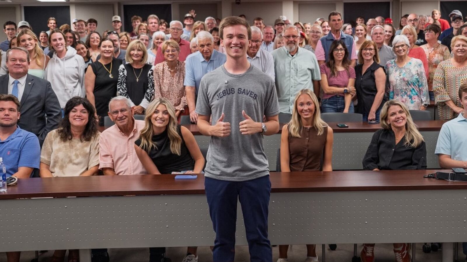Brilyn Hollyhand at an Alabama speaking event.