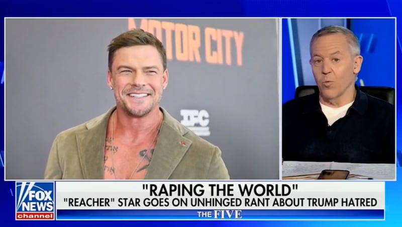 Greg Gutfeld discusses Alan Ritchson on The Five.