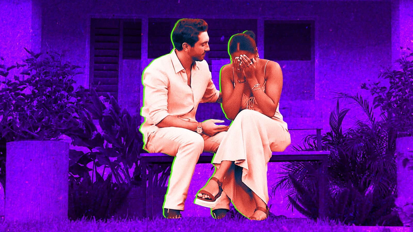 Joey Graziadei and Rachel Nance on The Bachelor.