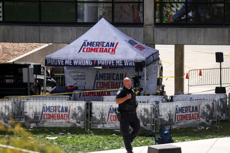 Kirk was killed Wednesday at a public speaking event at Utah Valley State University, the first of several stops on his scheduled American Comeback Tour.