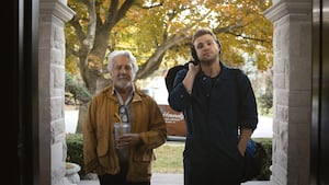 Dustin Hoffman and Leo Woodall in Tuner.