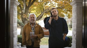 Dustin Hoffman and Leo Woodall in Tuner.