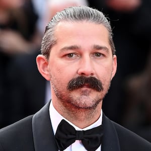 Shia LaBeouf walks the red carpet at the premiere of the film "The Phoenician Scheme" at the 78th Cannes International Film Festival in 2025.