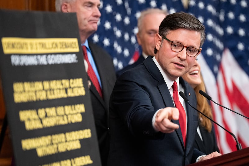 Speaker Mike Johnson announced on Tuesday he would be working with the speaker of Israel's Knesset to rally support for President Trump to receive next year's Nobel Peace Prize.