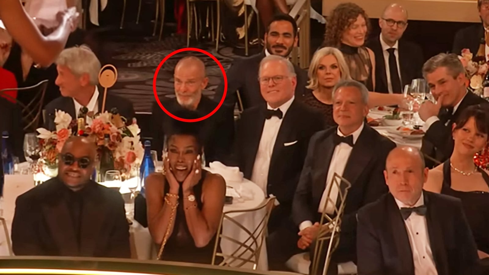 Aviv “Vivi” Nevo at the Golden Globes on Jan. 11, 2026.