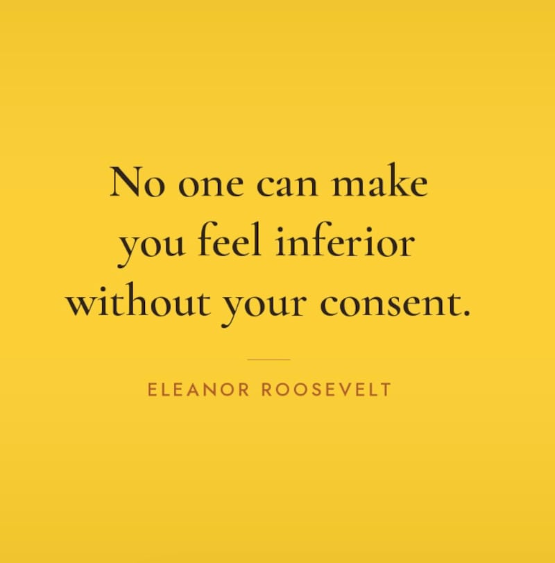 Kaitlan Collins invoked Eleanor Roosevelt.