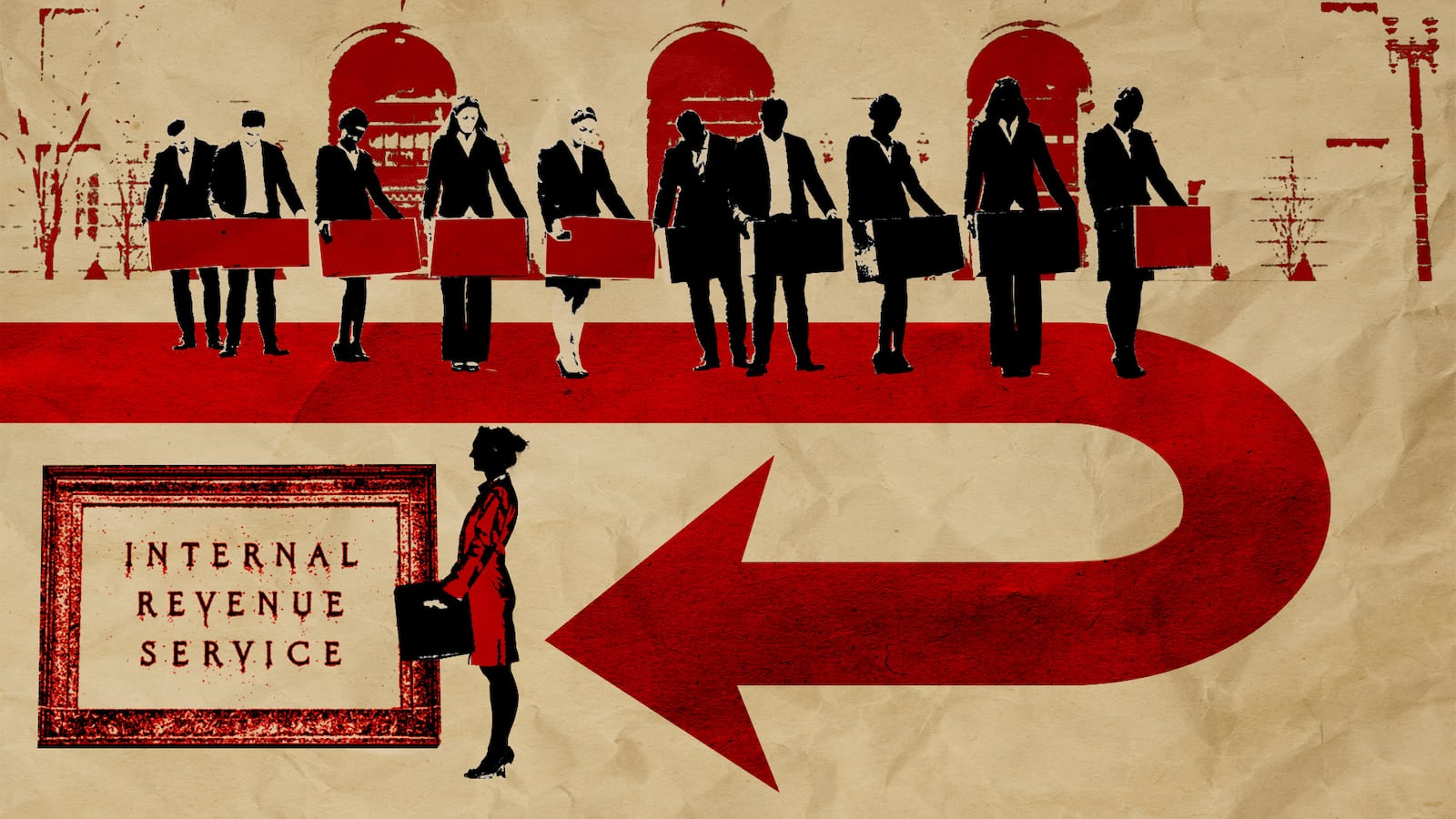 The IRS wants laid off workers to come back to work.