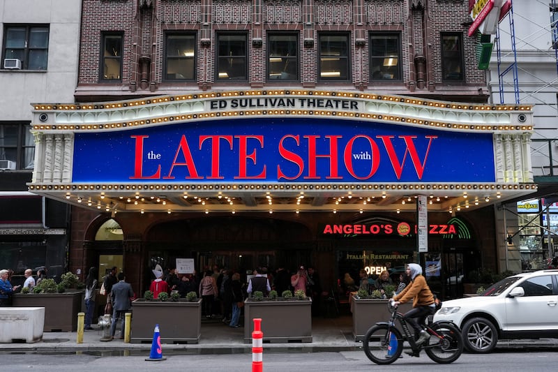 ed sullivan theater late show stephen colbert