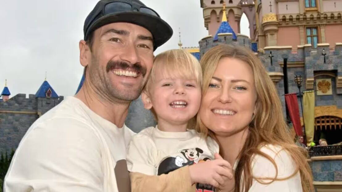 Bodhi Naaf, and his parents Karl and Cristy.