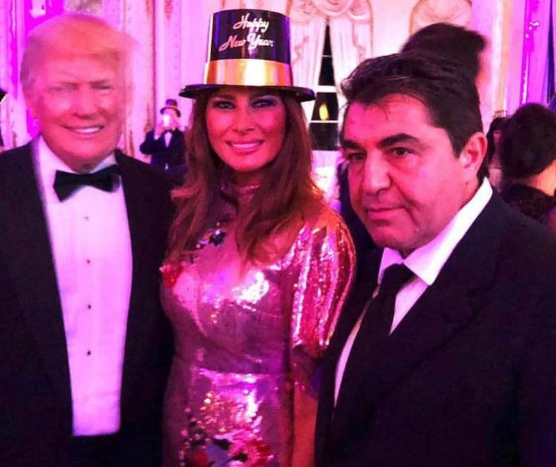 Donald Trump, Melania Trump, and Paolo Zampolli