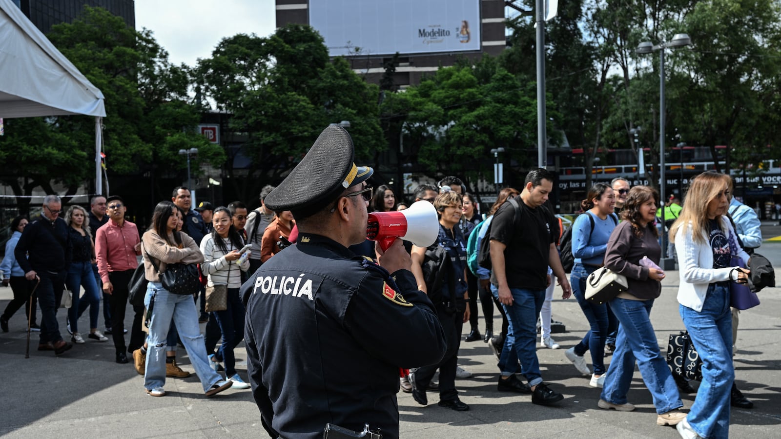 Police Officer Instructing What to Do
