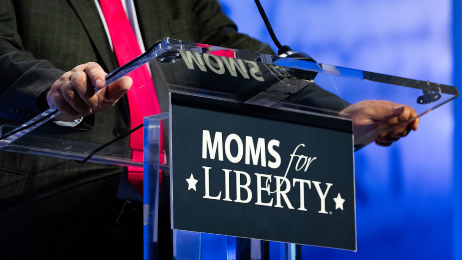 Moms for Liberty Summit in Philadelphia, Pennsylvania, 2023.