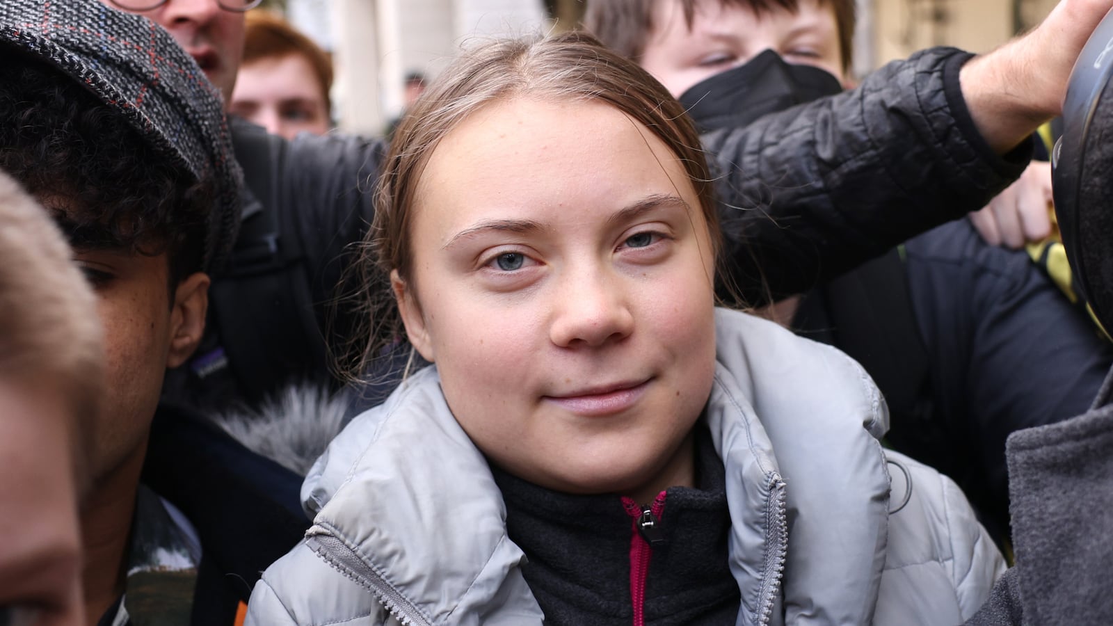 Swedish environmental activist Greta Thunberg leaves Westminster Magistrates Court