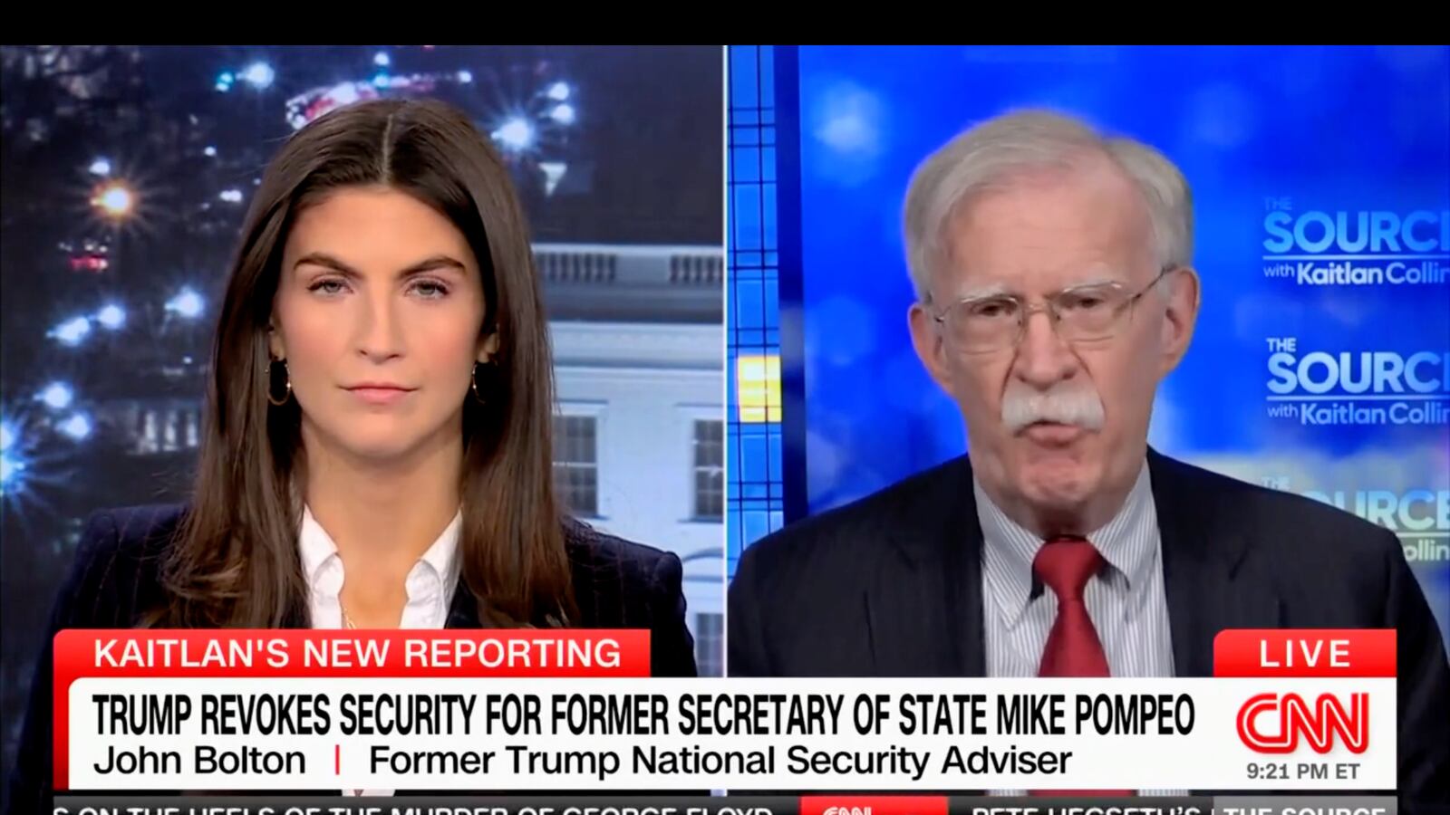 John Bolton speaks to Kaitlan Collins.