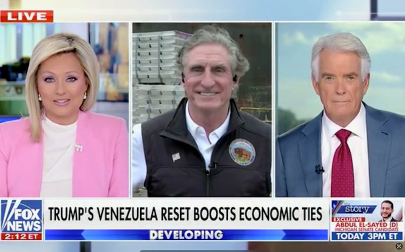 Burgum quickly caught his goof.