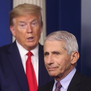 Trump, Fauci