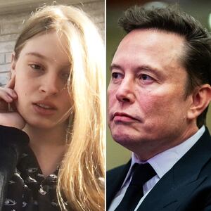 Vivian Jenna Wilson and Elon Musk.
