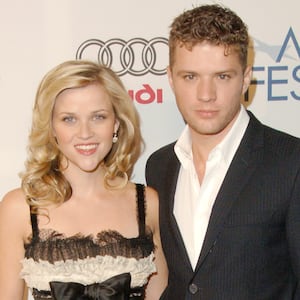 Reese Witherspoon and husband Ryan Phillippe during AFI Fest 2005 Opening Night Gala Presents "Walk the Line" Los Angeles Premiere - Arrivals at ArcLight Hollywood Cinerama Dome in Hollywood, California, United States. (Photo by Jon Kopaloff/FilmMagic)