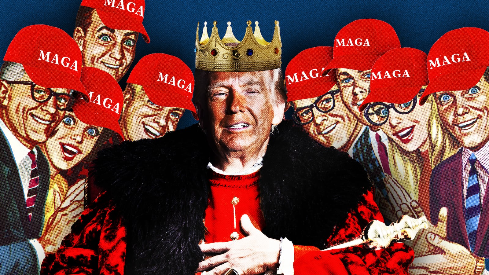 King Trump and his MAGA Court