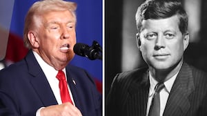 Donald Trump and John F. Kennedy.