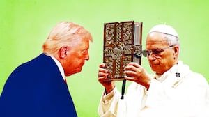 Pope Leo reminds Donald Trump who's Bible is bigger.