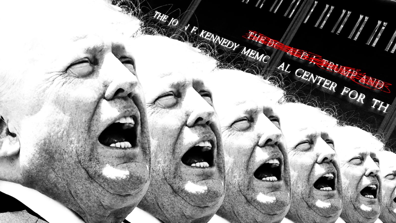 Donald Trump reacts to court decision to remove his name from The Kennedy Center.
