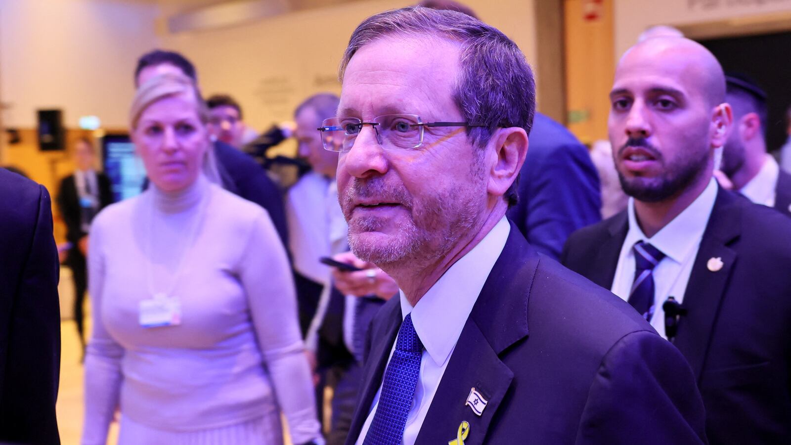 Israel’s President Isaac Herzog is the subject of criminal complaints in Switzerland made during his visit to the World Economic Forum in Davos.