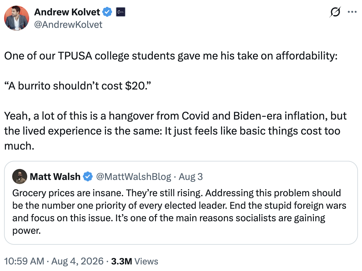 Andrew Kolvet on X