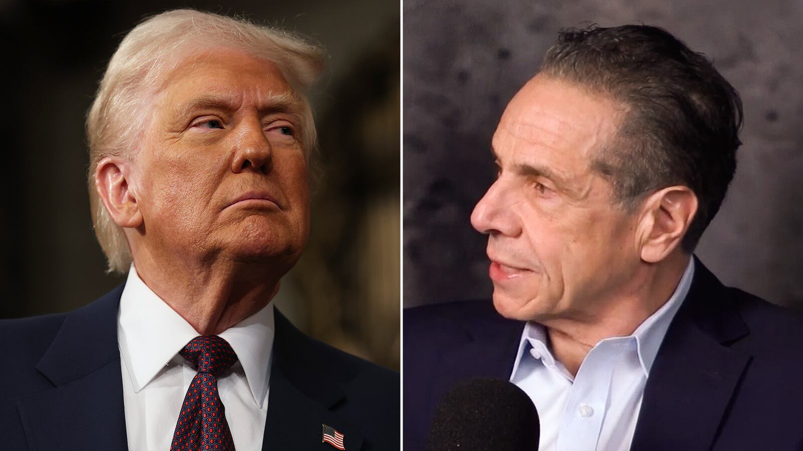 Donald Trump and Andrew Cuomo