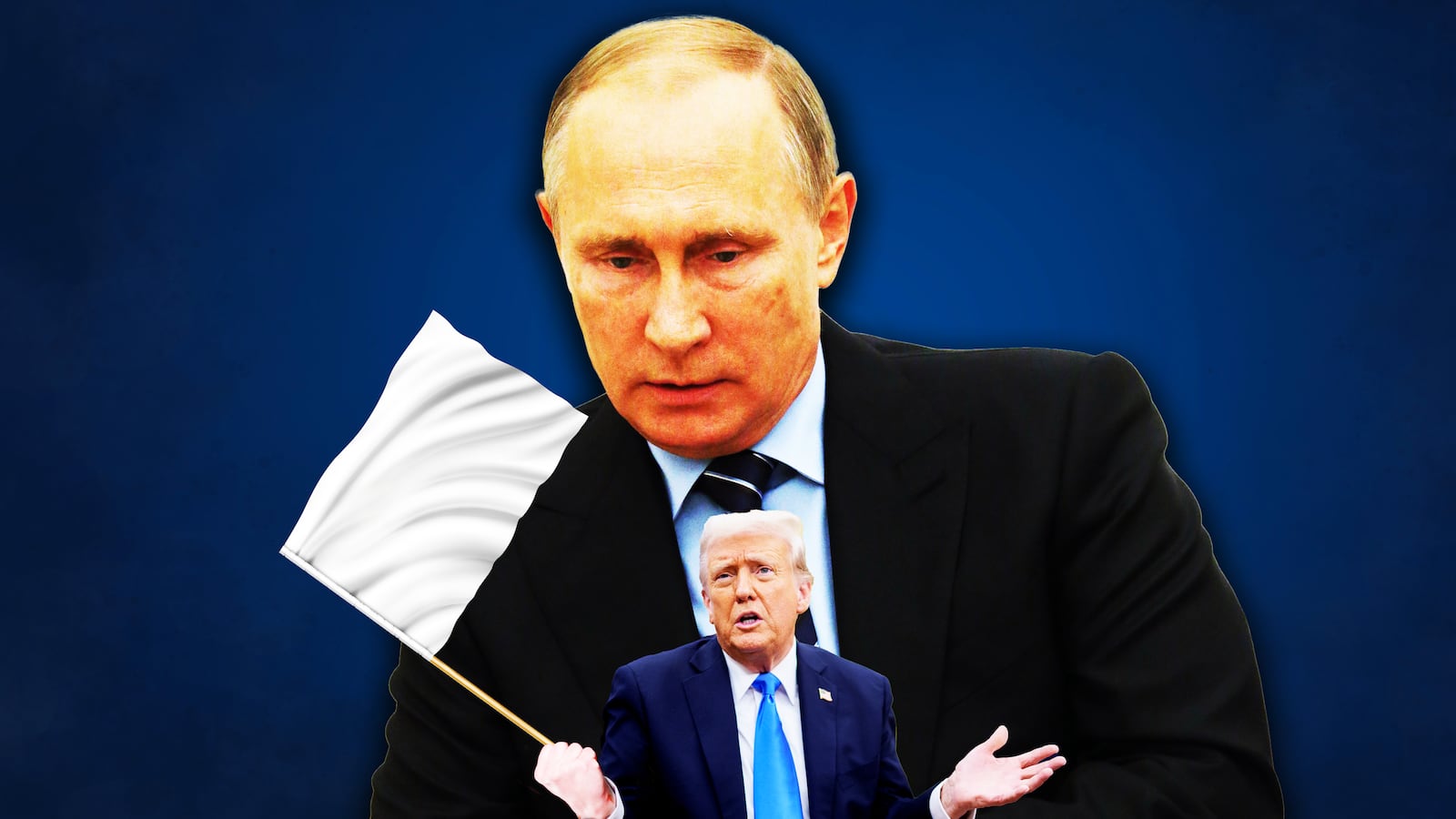 Vladimir Putin, Donald Trump illustration