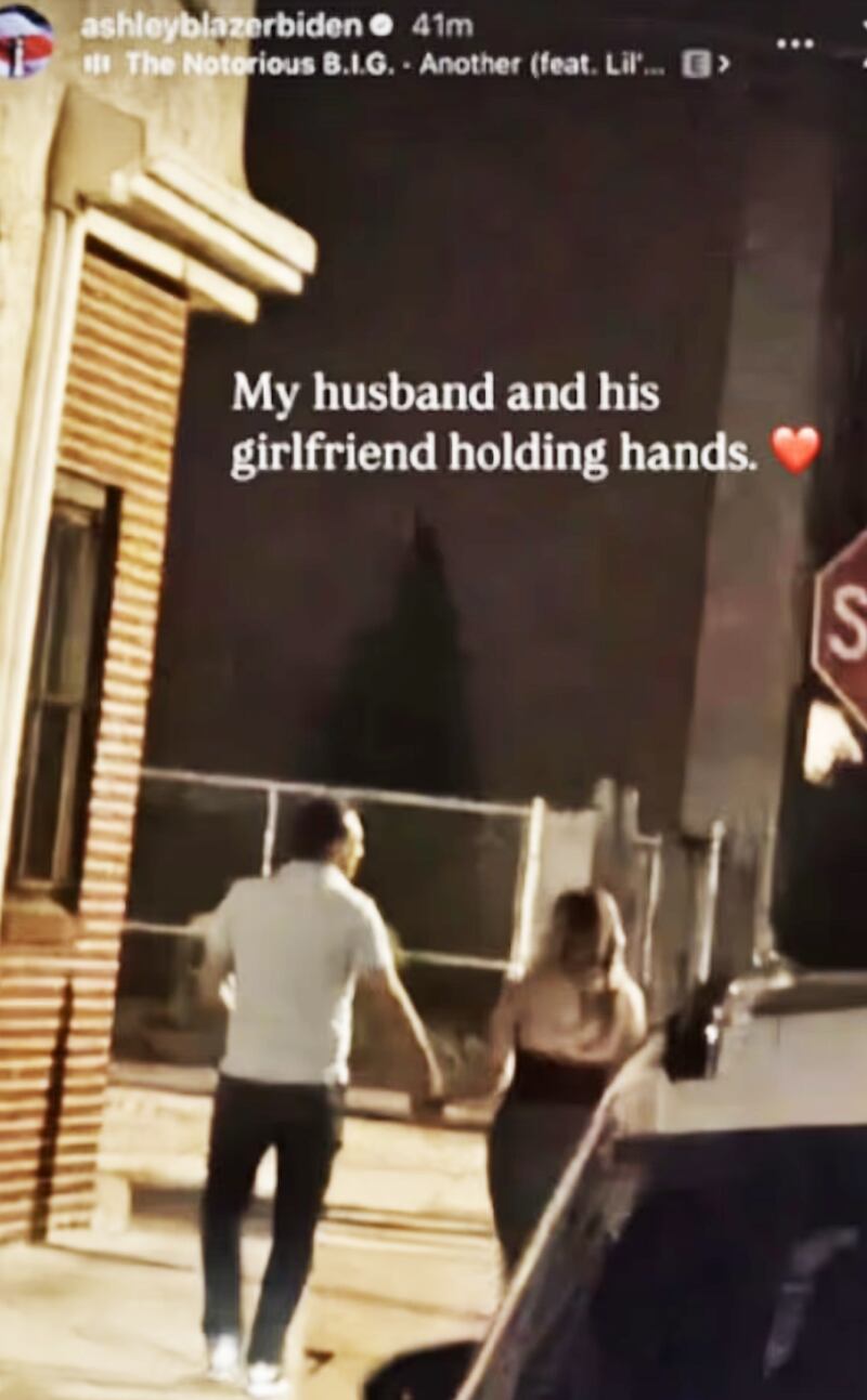 Ashley Biden Instagram story