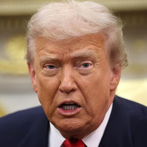 WASHINGTON, DC - NOVEMBER 18: U.S. President Donald Trump speaks during a bilateral meeting with Crown Prince and Prime Minister Mohammed bin Salman of Saudi Arabia in the Oval Office of the White House on November 18, 2025 in Washington, DC. Trump is hosting the crown prince for meetings aimed at strengthening economic and defense ties, including the U.S. sale of F-35 fighter jets to Saudi Arabia. (Photo by Win McNamee/Getty Images)