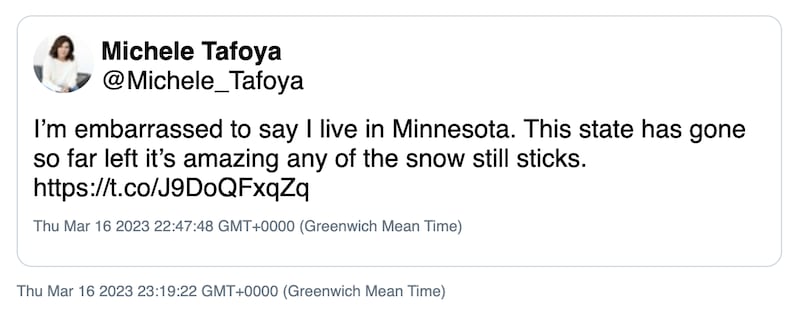 Michele Tafoya/X/Wayback Machine