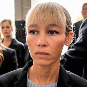 Sherri Papini arrives to court with her attorney William Portanova on Sept. 19, 2022, as she arrives for her sentencing.