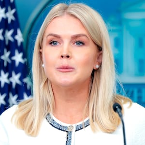 White House Press Secretary Karoline Leavitt speaks during a press briefing in the Brady Press Briefing Room at the White House on July 17, 2025 in Washington, D.C.