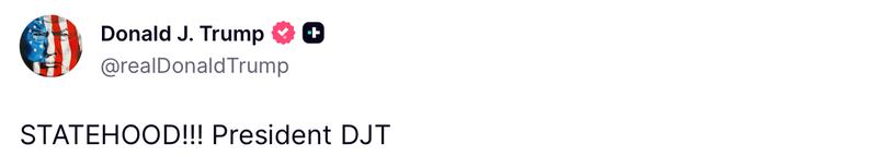 Donald Trump posts after Venezuela's baseball victory over the U.S.