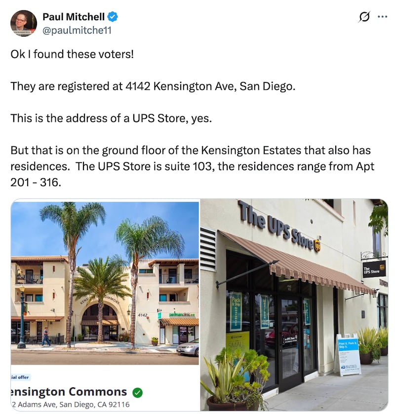 Paul Mitchell’s fact check of Nick Shirley quickly went viral on Sunday and was cited in an X community note.