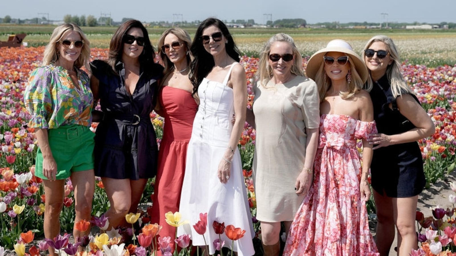 Jennifer Pedranti, Emily Simpson, Tamra Judge, Heather Dubrow, Shannon Storms Beador, Gretchen Rossi, and Gina Kirschenheiter