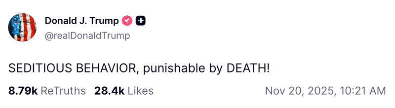 Donald Trump/Truth Social