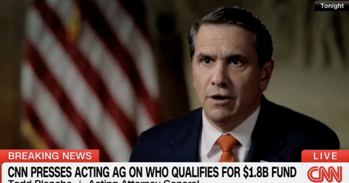 Trump’s DOJ Goon Cornered on Specifics of $1.8 Billion Grift