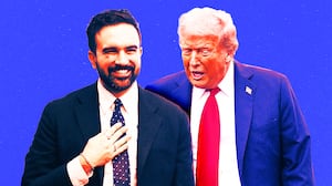 A photo illustration of Zohran Mamdani and Donald Trump.