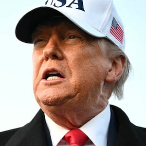 US President Donald Trump speaks to the press upon returning to Joint Base Andrews in Maryland on January 13, 2026.