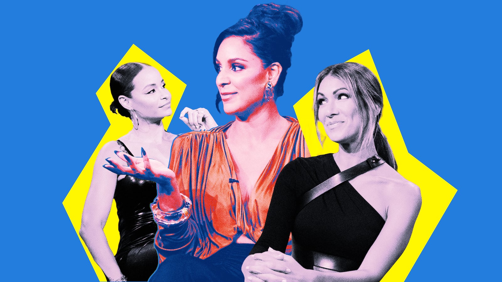 Sai De Silva, Jessel Taank, and Erin Lichy on RHONY.