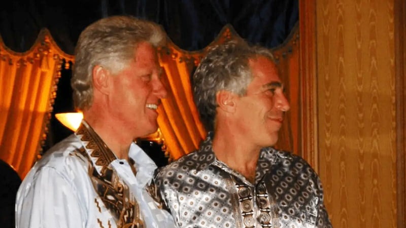 Bill Clinton and Jeffrey Epstein
