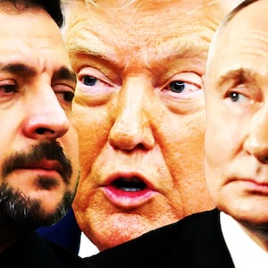 Vladimir Zelensky, Donald Trump, Vladimir Putin