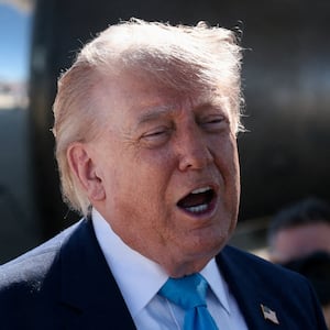U.S. President Donald Trump speaks to the media as he departs Joint Base Andrews for the United States Coast Guard Academy in Connecticut, in Maryland, U.S., May 20, 2026.